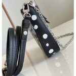 Louis Vuitton LV Women Easy Pouch On Strap Black White Embossed Grained Monogram Cowhide - Bild 7