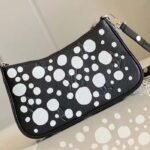 Louis Vuitton LV Women Easy Pouch On Strap Black White Embossed Grained Monogram Cowhide - Bild 2