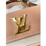 Louis Vuitton LV Women Lockme Tender Pochette Trianon Pink Quartz White Grained Calf - Image 6