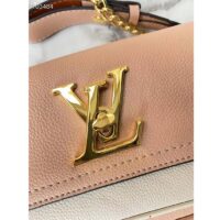 Louis Vuitton LV Women Lockme Tender Pochette Trianon Pink Quartz White Grained Calf (3)