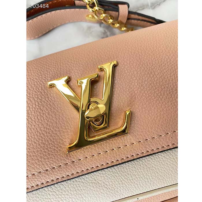 Louis Vuitton Rose Trianon / Quartz Lock Me Ever Mini Bag at the