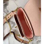 Louis Vuitton LV Women Lockme Tender Pochette Trianon Pink Quartz White Grained Calf - Image 8