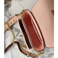 Louis Vuitton LV Women Lockme Tender Pochette Trianon Pink Quartz White Grained Calf (3)