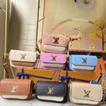 Louis Vuitton LV Women Lockme Tender Pochette Trianon Pink Quartz White Grained Calf - Image 11