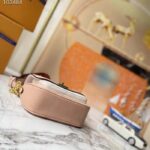 Louis Vuitton LV Women Lockme Tender Pochette Trianon Pink Quartz White Grained Calf - Image 4