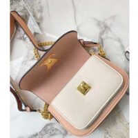 Louis Vuitton LV Women Lockme Tender Pochette Trianon Pink Quartz White Grained Calf (3)