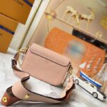 Louis Vuitton LV Women Lockme Tender Pochette Trianon Pink Quartz White Grained Calf - Image 3