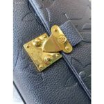 Louis Vuitton LV Women Madeleine BB Handbag Black Monogram Empreinte Grained Cowhide - Image 7