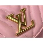 Louis Vuitton LV Women New Wave Chain Bag MM Handbag Pink Smooth Cowhide - Image 7