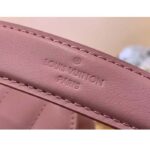 Louis Vuitton LV Women New Wave Chain Bag MM Handbag Pink Smooth Cowhide - Image 9