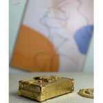 Louis Vuitton LV Women Petite Malle Handbag Metallise Golden Hour Brilliant Alligator Leather – Bild 5