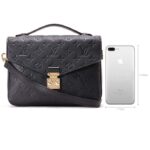 Louis Vuitton LV Women Pochette Métis Bag Black Monogram Grained Cowhide Leather – Bild 10