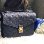 Louis Vuitton LV Women Pochette Métis Bag Black Monogram Grained Cowhide Leather – Bild 4