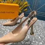 Louis Vuitton LV Women Sparkle Slingback Pump Nude Pink Calf Leather 9.5 Cm Heel - Bild 7