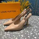 Louis Vuitton LV Women Sparkle Slingback Pump Nude Pink Calf Leather 9.5 Cm Heel - Bild 5
