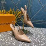 Louis Vuitton LV Women Sparkle Slingback Pump Nude Pink Calf Leather 9.5 Cm Heel - Bild 3