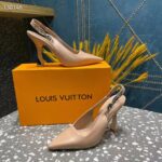 Louis Vuitton LV Women Sparkle Slingback Pump Nude Pink Calf Leather 9.5 Cm Heel - Bild 8