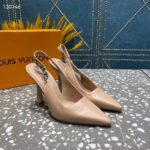 Louis Vuitton LV Women Sparkle Slingback Pump Nude Pink Calf Leather 9.5 Cm Heel - Bild 2