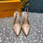 Louis Vuitton LV Women Sparkle Slingback Pump Nude Pink Calf Leather 9.5 Cm Heel - Bild 4