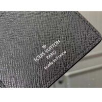 Louis Vuitton Unisex Brazza Wallet Sunrise Monogram Eclipse Coated Canvas Cowhide Leather (4)