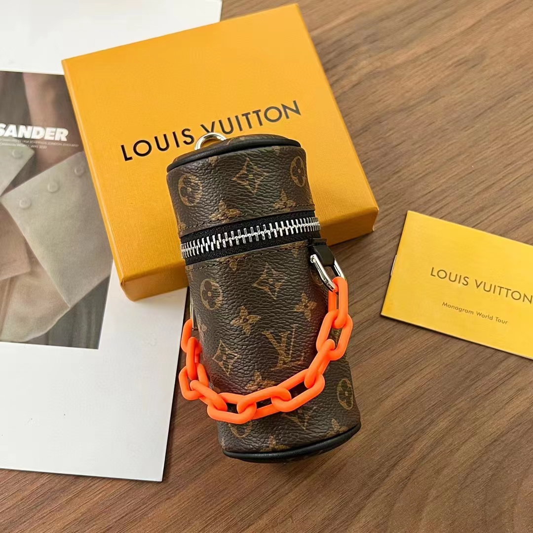 Louis Vuitton Monogram Barrel Pouch Bag Charm