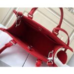 Louis Vuitton Unisex LVxYK OnTheGo PM Red White Embossed Grained Monogram Empreinte Cowhide - Bild 7