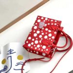 Louis Vuitton Unisex LVxYK OnTheGo PM Red White Embossed Grained Monogram Empreinte Cowhide - Bild 5