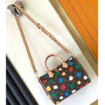 Louis Vuitton Unisex LVxYK Speedy Bandoulière 25 Monogram Coated Canvas 3D Painted Dots Print – Image 2