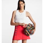 Louis Vuitton Unisex LVxYK Speedy Bandoulière 25 Monogram Coated Canvas 3D Painted Dots Print – Image 13