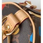 Louis Vuitton Unisex LVxYK Speedy Bandoulière 25 Monogram Coated Canvas 3D Painted Dots Print – Image 8