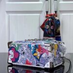 Louis Vuitton Unisex Mini Soft Trunk Black Silver Monogram Eclipse Coated Canvas - Bild 4