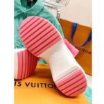 Louis Vuitton Women LV Archlight Sneaker Pink Mix Materials Monogram Ribbon Laces - Image 8