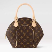 Louis Vuitton Women LV Ellipse PM Handbag Brown Monogram Coated Canvas Cowhide (1)