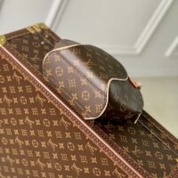 Louis Vuitton Women LV Ellipse PM Handbag Brown Monogram Coated Canvas Cowhide (1)