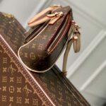 Louis Vuitton Women LV Ellipse PM Handbag Brown Monogram Coated Canvas Cowhide – Bild 4