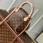 Louis Vuitton Women LV Ellipse PM Handbag Brown Monogram Coated Canvas Cowhide – Bild 3