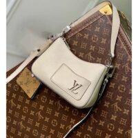 Louis Vuitton Women LV Marellini Handbag Quartz White Epi Grained Cowhide Leather (4)