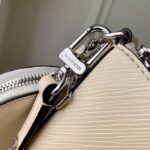 Louis Vuitton Women LV Marellini Handbag Quartz White Epi Grained Cowhide Leather - Imagen 6