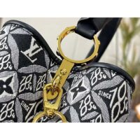 Louis Vuitton Women LV Since 1854 Capucines MM Gray Embroidered Calfskin Cowhide (9)