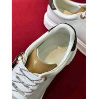 Louis Vuitton Women LV Time Out Sneaker Ecru Beige Mix Materials Monogram Flower (2)