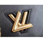 Louis Vuitton Women LV Twist Belt Chain Pouch Black Epi Grained Cowhide Leather - Imagen 8