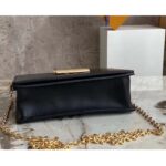 Louis Vuitton Women LV Twist Belt Chain Pouch Black Epi Grained Cowhide Leather - Imagen 6