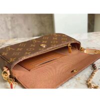 Louis Vuitton Women LV Wallet On Chain Ivy Brown Monogram Coated Canvas (2)