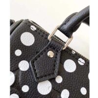 Louis Vuitton Women LVxYK Nano Speedy Black White Embossed Grained Monogram Empreinte Cowhide (7)