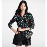 Louis Vuitton Women LVxYK Nano Speedy Black White Embossed Grained Monogram Empreinte Cowhide - Image 13