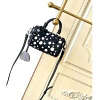 Louis Vuitton Women LVxYK Nano Speedy Black White Embossed Grained Monogram Empreinte Cowhide (7)