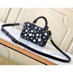 Louis Vuitton Women LVxYK Nano Speedy Black White Embossed Grained Monogram Empreinte Cowhide - Image 4