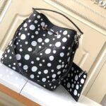 Louis Vuitton Women LVxYK NeoNoé MM Black White Embossed Grained Monogram Empreinte Cowhide - Image 3