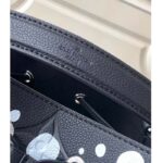 Louis Vuitton Women LVxYK NeoNoé MM Black White Embossed Grained Monogram Empreinte Cowhide - Image 9
