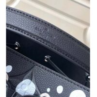 Louis Vuitton Women LVxYK NeoNoé MM Black White Embossed Grained Monogram Empreinte Cowhide (10)